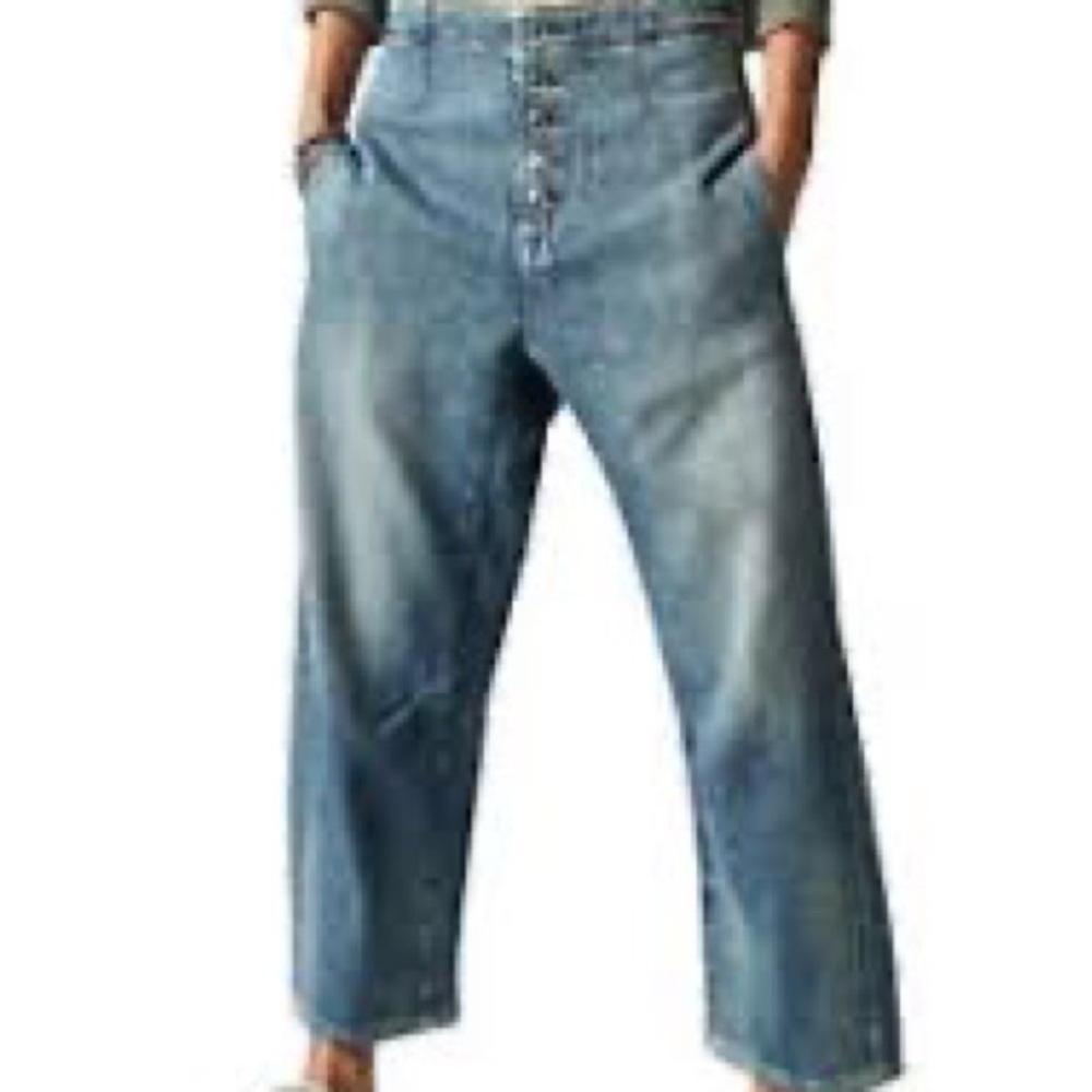 We The Free Light Blue Cropped Jeans
